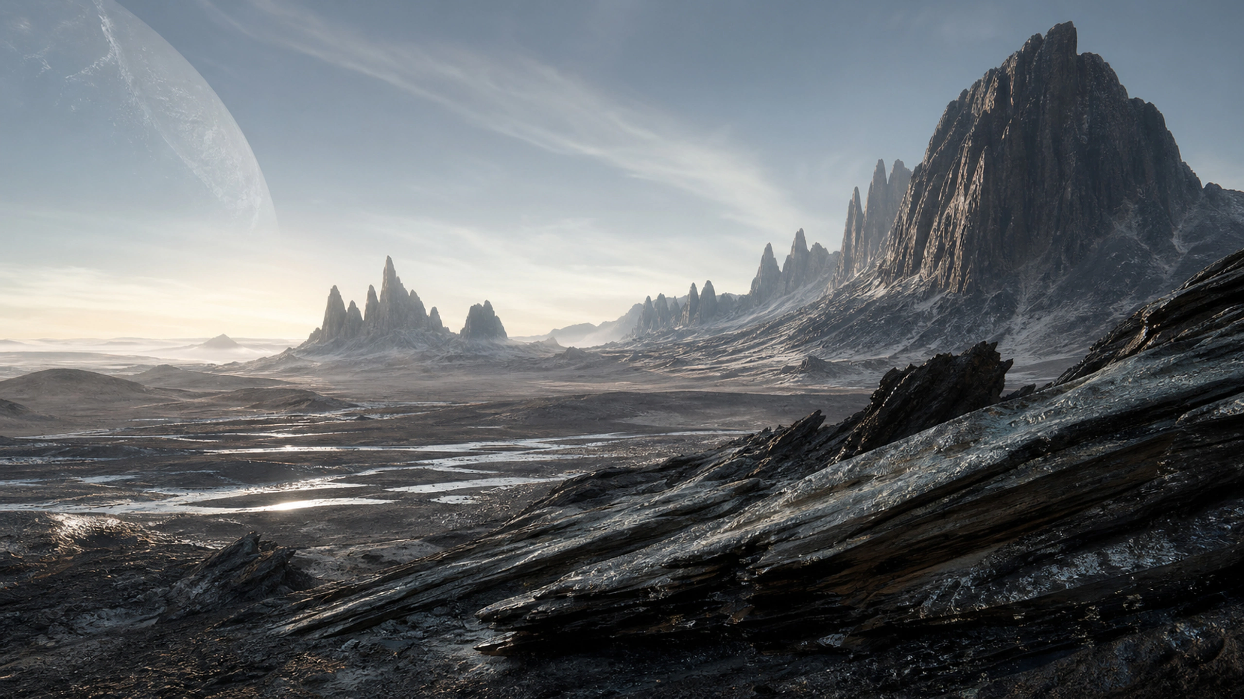 Alien Planet Expeditions original 4K sci fi worlds wallpaper