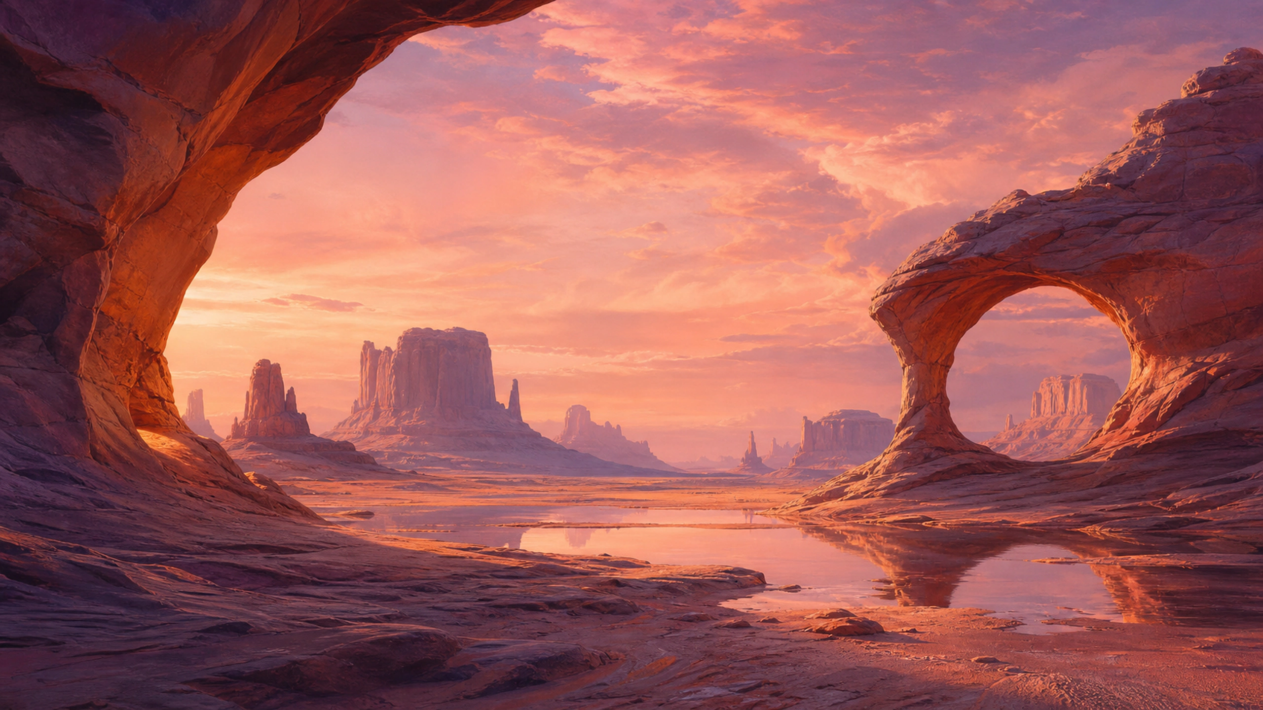 Desert Mirage original 4K desert wallpaper