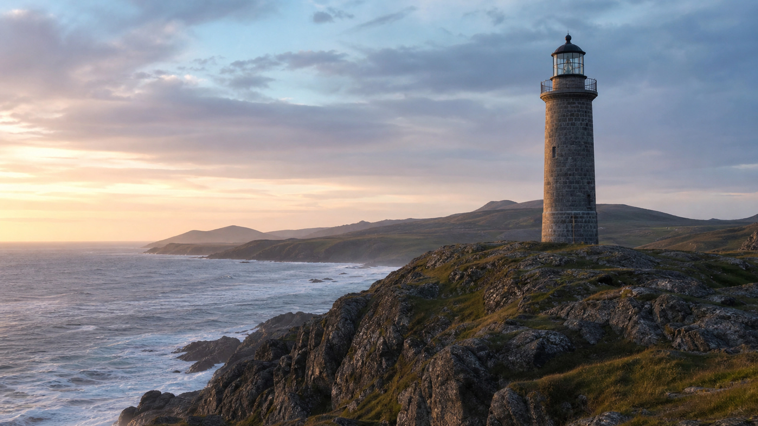 Lighthouses of Wild Coasts original 4K landmarks wallpaper