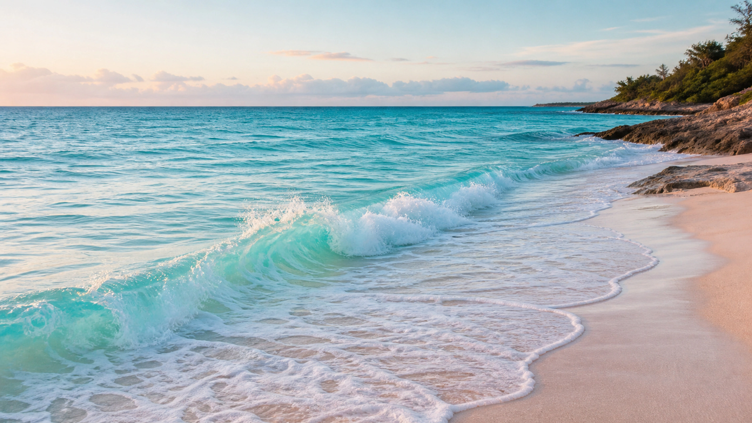 Turquoise Tide original 4K ocean wallpaper