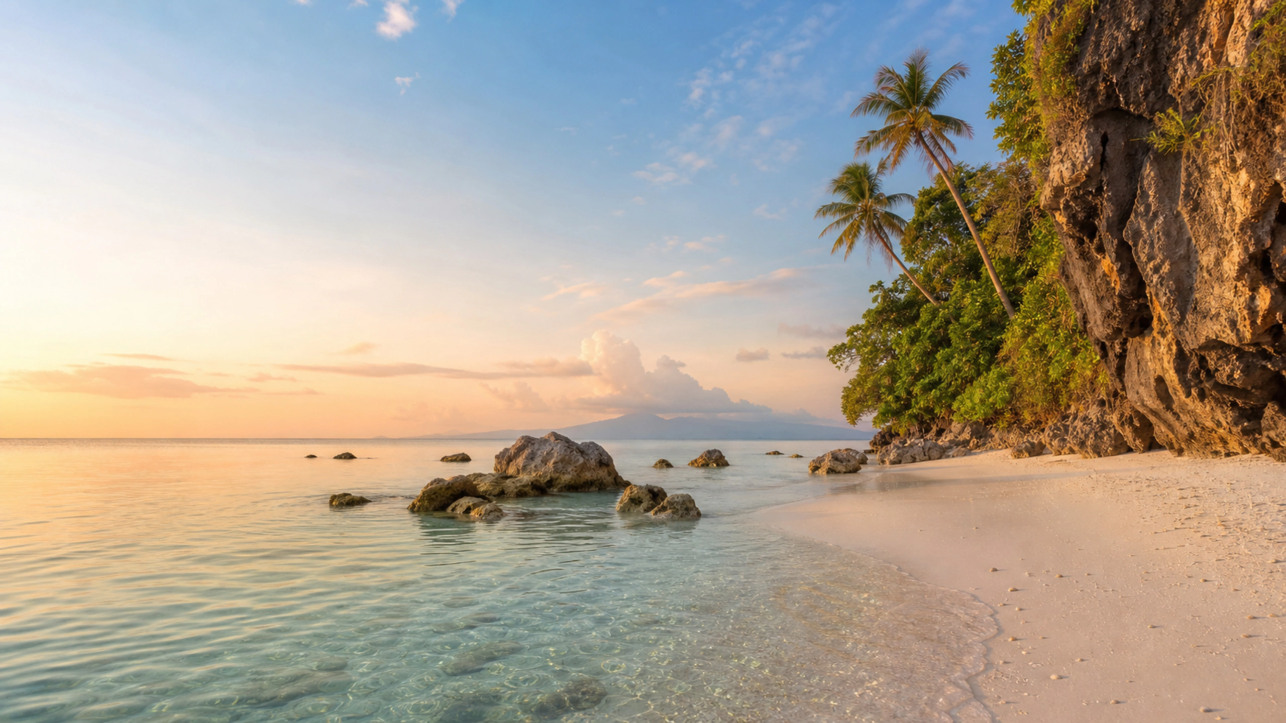 Untouched Tropical Shores original 4K beaches wallpaper