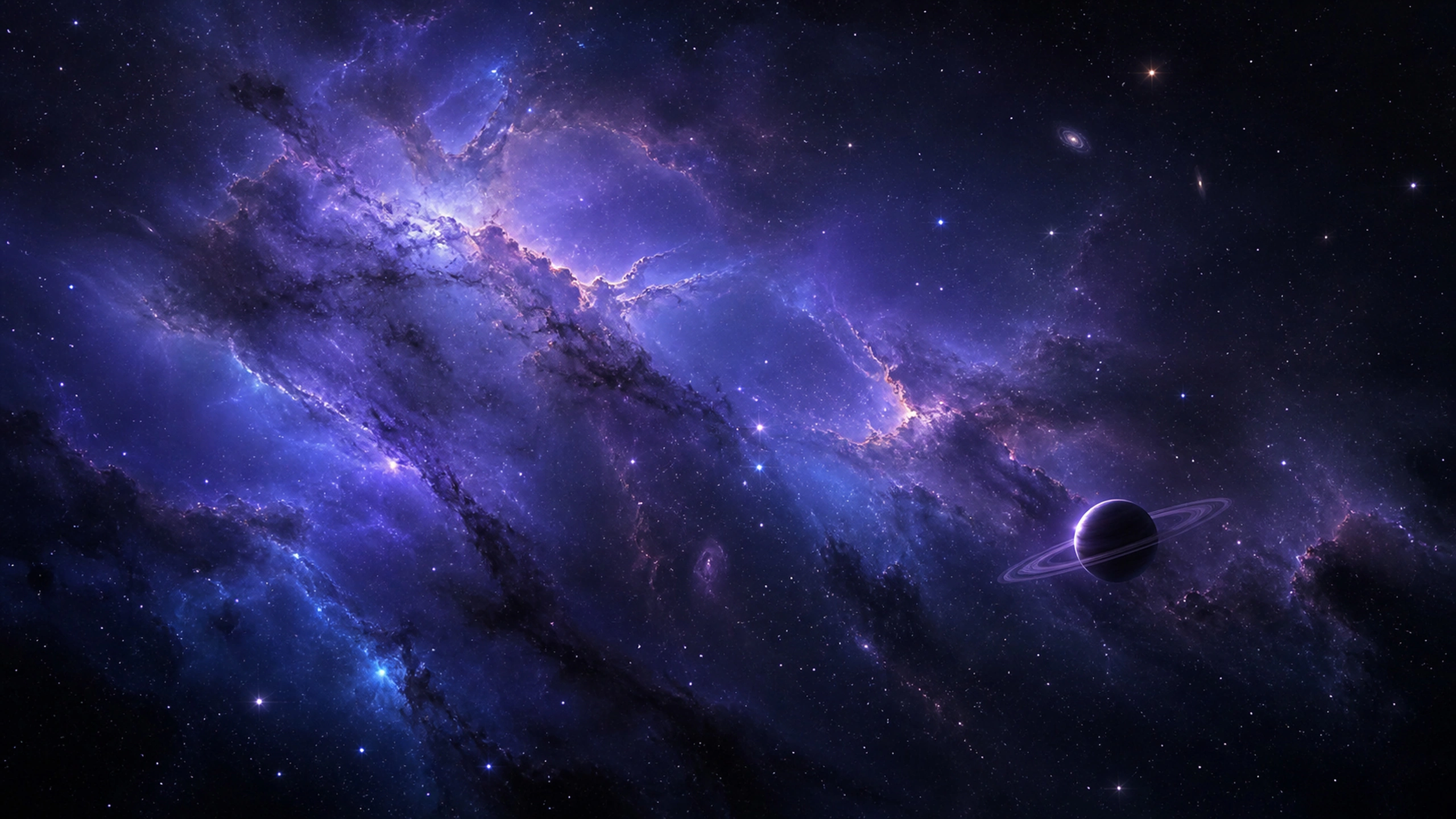 Violet Celestial Reach original 4K space wallpaper