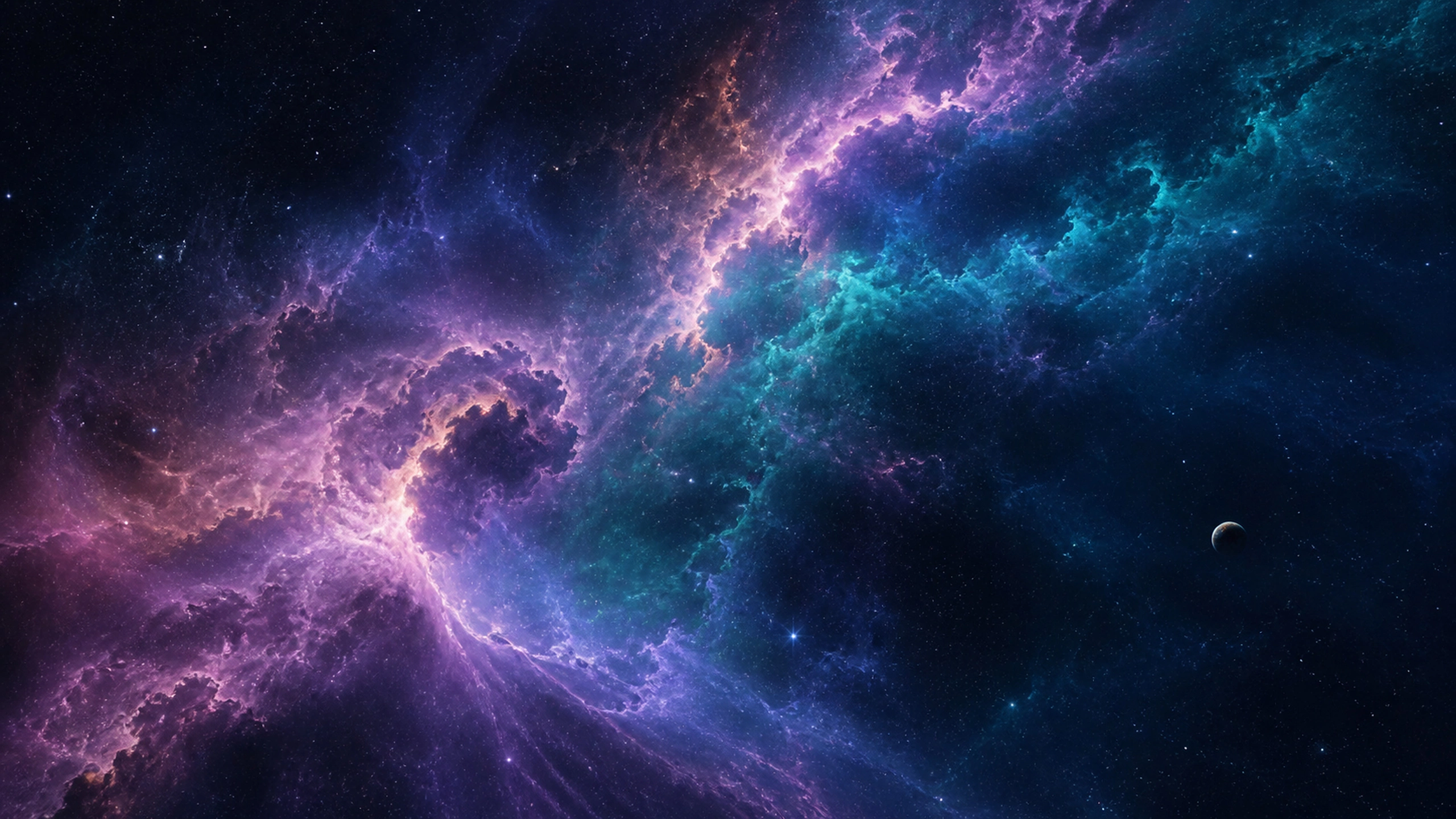Violet Nebula original 4K space wallpaper