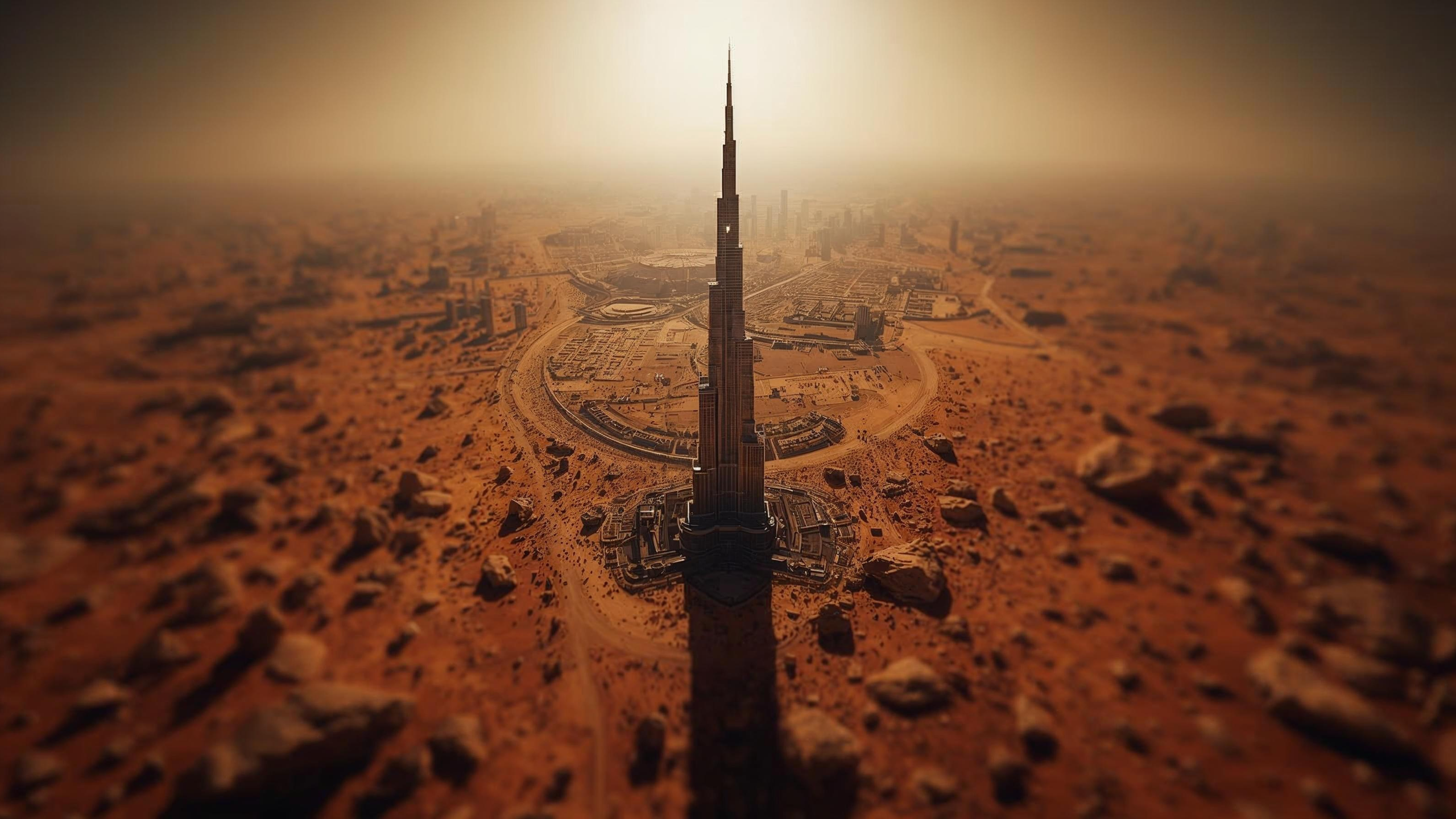 Dramatic City Skylines original 4K cities wallpaper