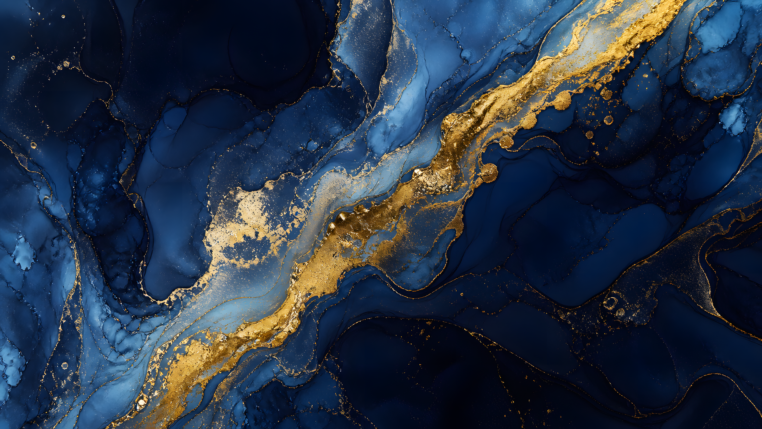 Fluid Ink Formations original 4K abstract wallpaper